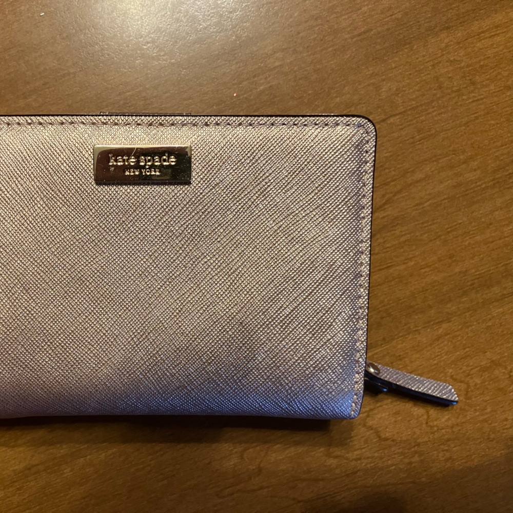 Kate Spade Metallic Rose Gold Wallet